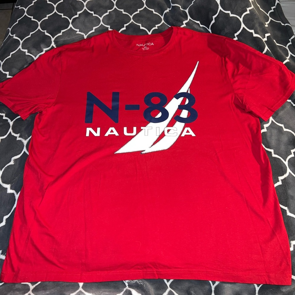 Red náutica 3 xl and gray champion 3xl